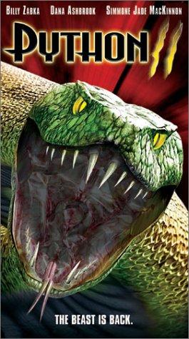 Python 2 (2002) starring William Zabka on DVD